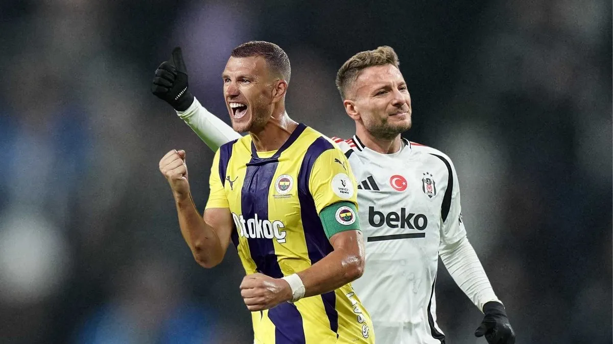 Fenerbahçe’de Dzeko, Beşiktaş’ta Immobile ön planda