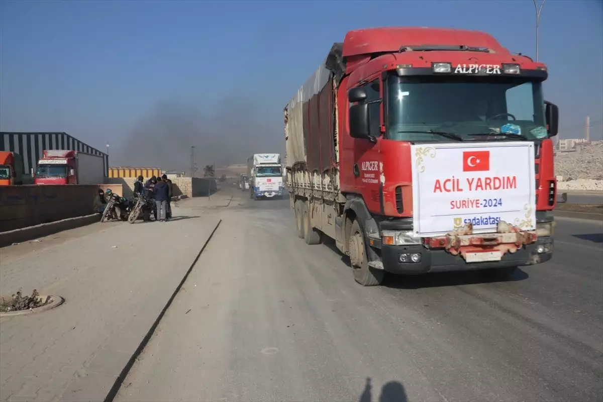 Sadakataşı Derneği’nden Suriye’ye Yardım