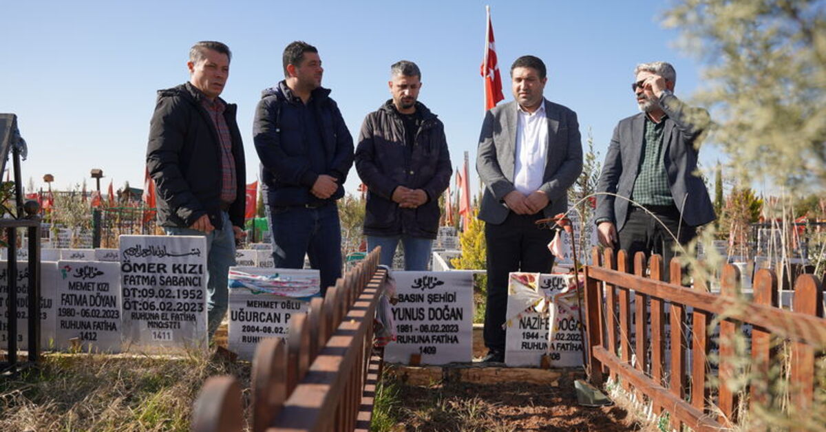 Adıyaman’da depremde hayatını kaybeden gazeteciler anıldı